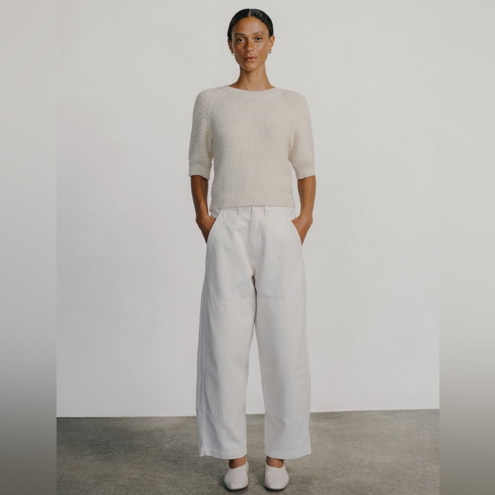 Ozma Alpaca Cotton Knit Pullover Sweater - Picture 4 of 12